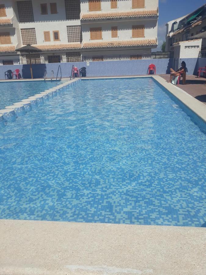 Apartamento Santa Pola, En Playa Del Tamarit Con Piscina. Dış mekan fotoğraf