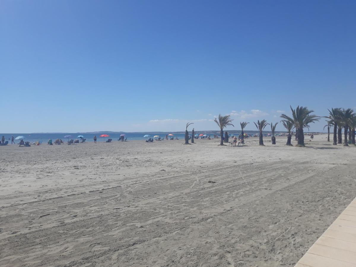 Apartamento Santa Pola, En Playa Del Tamarit Con Piscina. Dış mekan fotoğraf