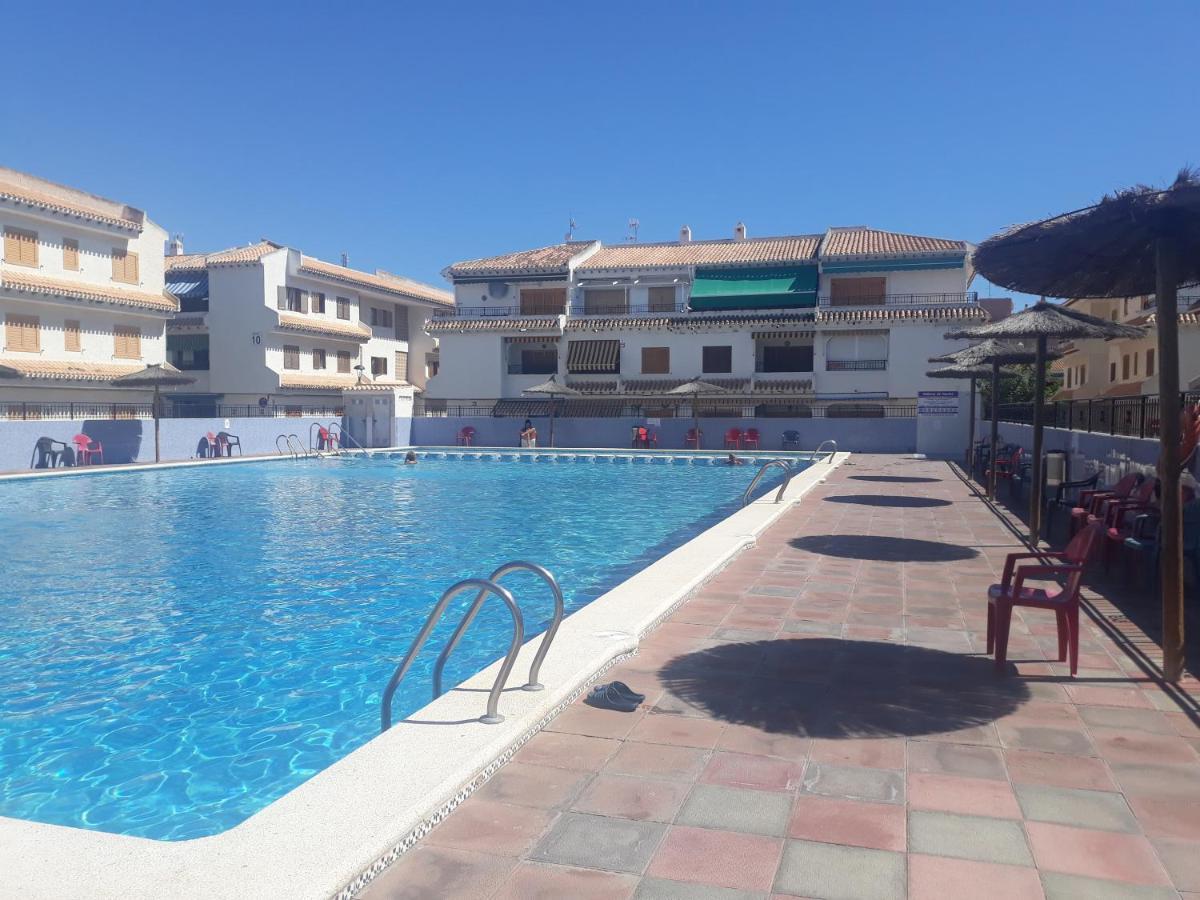 Apartamento Santa Pola, En Playa Del Tamarit Con Piscina. Dış mekan fotoğraf