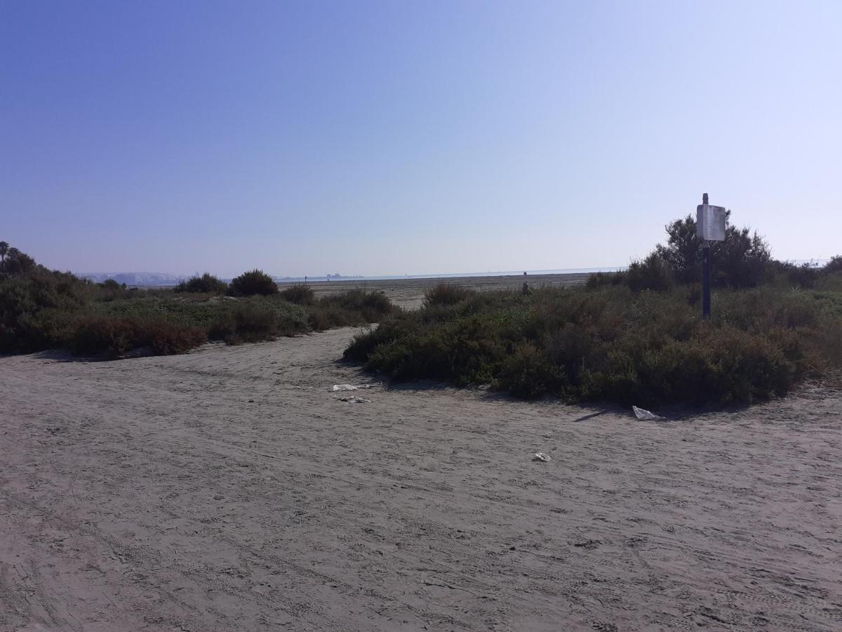 Apartamento Santa Pola, En Playa Del Tamarit Con Piscina. Dış mekan fotoğraf