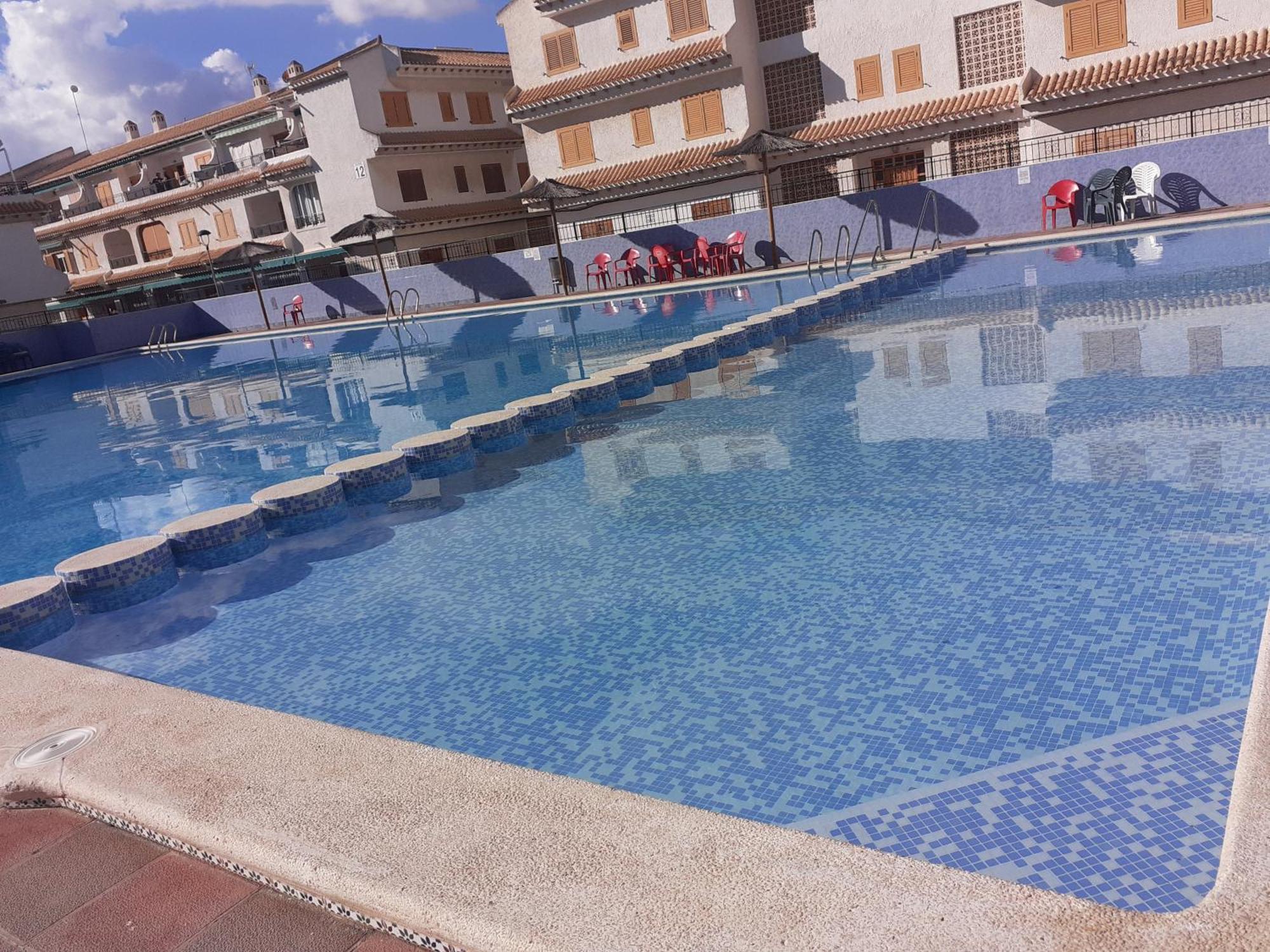 Apartamento Santa Pola, En Playa Del Tamarit Con Piscina. Dış mekan fotoğraf